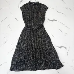 DAMAcollection✨シルク　ベルテッドワンピース　シフォン　花柄
