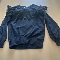 AS KNOW AS ANYWEARスウェット　レース　ブラックのサムネイル