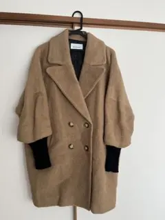 【美品✨】【クリーニング済】moussy ベージュチェスターコート