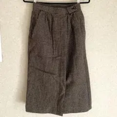 千鳥柄タイトスカート