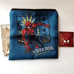 スパイダーマン ブランドニューデイ ランダムスクエアポーチ ピンバッジ マーベルのサムネイル