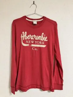 Abercrombie & Fitch アバクロンビー&フィッチ　長袖 S 赤のサムネイル