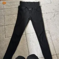 ANGELIEBE マタニティパンツ ブラック