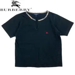 06T693☆ BURBERRY LONDON ノバチェック 刺繍ロゴ Tシャツのサムネイル