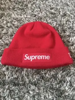 新品】Supreme シュプリーム Big Logo Beanie 赤 - メルカリ