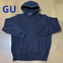 GU 黒 スウェット パーカー サイズ:L