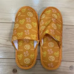 ディズニー ミッキーマウス スリッパ オレンジ