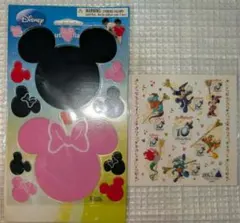 ディズニー　ミッキー　ミニー　ステッカー　シール