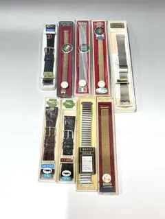 E597 SEIKO純正バンド　エルミテックス腕時計ベルト　バンビミューダーのサムネイル