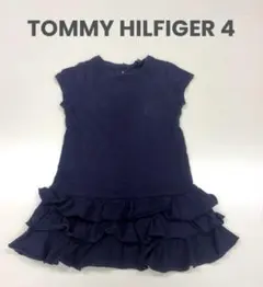 TOMMY HILFIGER　トミーヒルフィガー４ ネイビー フリルワンピース