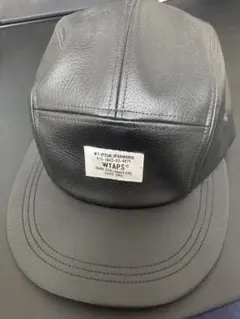 WTAPS レザーキャップ ブラック