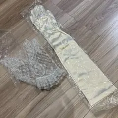 ウェディンググローブセット（レース・サテン）