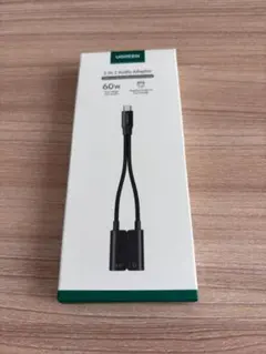 Type-C to Type-C 2in1イヤホン変換アダプタ イヤホン変換