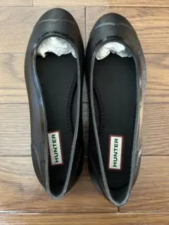 HUNTER フラットレインシューズ
