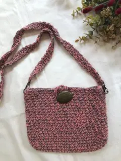 ハンドメイド　ショルダーポーチ