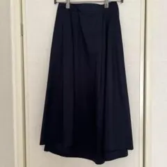 ROPE ロングフレアスカート　 ネイビー　38