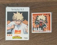 僕のヒーローアカデミア　カラオケの鉄人　ミニカード　爆豪勝己