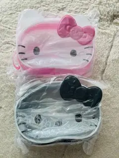 サンリオ I Love Hello Kitty クリアポーチ2個セット