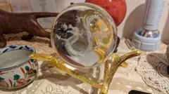 アレキサンドライト ノリタケクリスタル花瓶 ガラスの宝石 新品元箱
