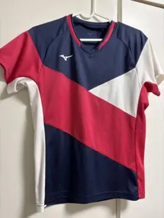 Mizuno シャツ ネイビー/ピンク