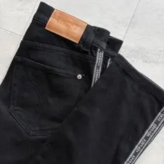 VERSACE ヴェルサーチ デニム サイドロゴ メデューサ ブラック y2kのサムネイル