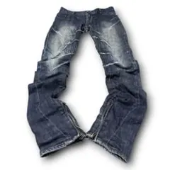 LEVIS archive 鬼ヒゲ 縦落ち ワイドデニム swag y2k LEVIS archive 鬼ヒゲ 縦落ち ワイドデニム swag y2k - メルカリ