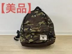 【美品】DOUBLE B 迷彩柄リュック