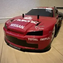 R30スカイライン スーパーシルエット 1/10ラジコンボディ 塗装品・中古