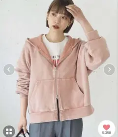 【最終値下げ！新品、タグ付き】tiptop ヴィンテージ加工ダブルジップパーカー