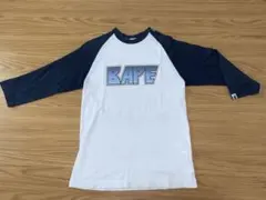 BAPE KISSロゴ　七分袖カットソーのサムネイル