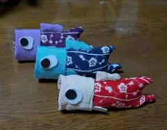 即発送　ハンドメイド 鯉のぼり 3匹セット 端午の節句　店舗ディスプレイ