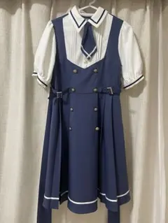こ様 【ほぼ新品】Amavel Rediant Cadetワンピース ネイビ - メルカリ