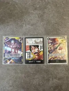 ワンピース　神の島の冒険　エネル　シークレット　OP15-118 ほか2枚