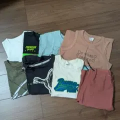 キッズ服 Tシャツとタンクトップ 8点セット