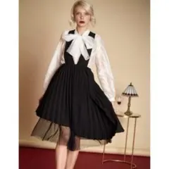 sister jane シスタージェーン　チュールワンピ　ジャンパースカート