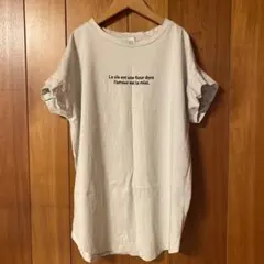アベイル　しまむら　Tシャツ　グレージュ　美品 最終値下げ‼️のサムネイル