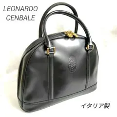匿名配送】CENBALE イタリア製 ヴィンテージ レザー ドクターバッグ 黒 