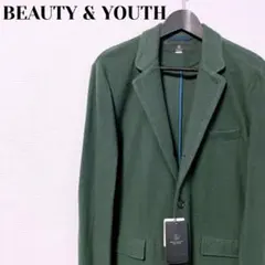 未使用 BEAUTY & YOUTH ダークグリーン チェスターコート