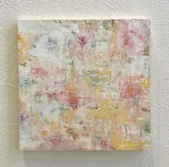 598 抽象画 アクリル画 原画 モダン キャンバスボード S2 思い出にふれ
