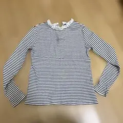 長袖ニットボーダー　Lサイズ