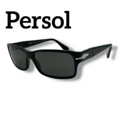美品 Persol ペルソール サングラス メガネ ビンテージ ブラック ロゴ