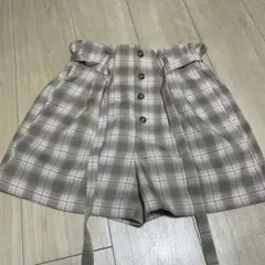 レピピアルマリオ　チェック柄 キュロット