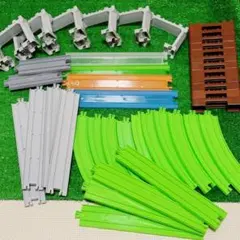 カラフルレールセットA 洗浄済 匿名配送 プラレール