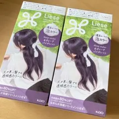 リーゼ 泡カラー ディープバイオレット ×2箱セット！まとめてのサムネイル