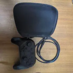 黒 有線コントローラー 収納ケース付き