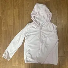 ユニクロ　エアリズム　120 こどもキッズ夏 フルジップ フード付きパーカー