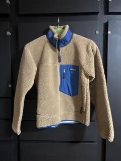 【美品】パタゴニア レトロX ジャケット ナチュラル×ブルー