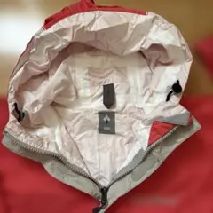 mont-bell ジャケット 120サイズ 赤/グレー