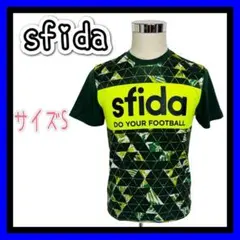 sfida スフィーダ　メンズ　サッカー　Tシャツ　総柄　古着　Sサイズ
