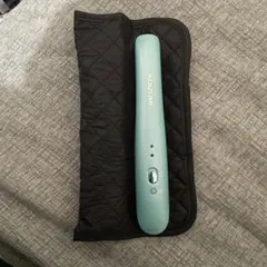 KOIZUMI ストレートヘアアイロン ターコイズブルー 収納ケース付き